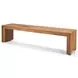 Tahira Brown Rectangular Bench