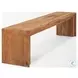 Tahira Brown Rectangular Bench