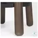Weldon Dark Brown And Black Metal Counter Height Stool
