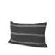 Jayme Gray and White Decorative Lumbar Pillow Cover