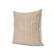 Jensen Beige and Gray Decorative Square Pillow Cover