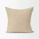 Jeren Beige Decorative Square Pillow Cover