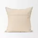 Jeren Beige Decorative Square Pillow Cover