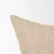 Jeren Beige Decorative Square Pillow Cover