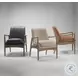 Westan Cognac Faux Leather Accent Chair
