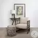 Skylar Cream Fabric Accent Chair
