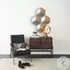 Lennox Black Geometric Mirror Set Of 3