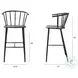 Colin Black Metal Bar Stool