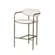 Parker Cream Upholstered Counter Height Stool