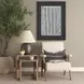 Jayme Gray and White Decorative Lumbar Pillow Cover