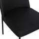 Sydney Black Upholstered Dining Chair Set of 2