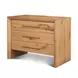 Belford Light Brown 3 Drawer Nightstand
