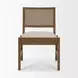 Reid Cream Upholstered Dining Chair