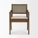 Reid Cream Upholstered Dining Armchair