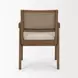 Reid Cream Upholstered Dining Armchair