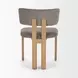 Soho Gray Upholstered Dining Chair