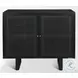 Grier Matte Black Accent Cabinet