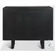 Grier Matte Black Accent Cabinet