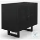 Grier Matte Black Accent Cabinet