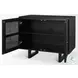 Grier Matte Black Accent Cabinet