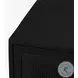 Grier Matte Black Accent Cabinet