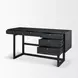 Grier Black 60" Office Desk