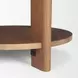 Hisako Brown Round Side Table