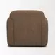 Saga Brown Upholstered Club Chair