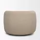 Kornelia Mushroom Gray Upholstered Club Chair