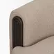 Kornelia Mushroom Gray Upholstered Club Chair