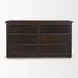 Rhett Medium Brown 6 Drawer Cabinet