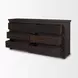 Rhett Medium Brown 6 Drawer Cabinet