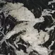Marilyn Black and White 48" Round Marble Top Dining Table