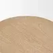Cove Light Brown Round Sculptural Open Side Table