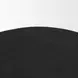 Cove Black Round Sculptural Open Side Table