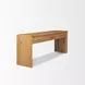 Belford Light Brown 72" Console Table with 3 Drawers