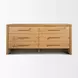 Belford Light Brown 6 Drawer Dresser