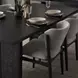 Grier Black 84" Rectangular Dining Table