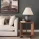 Hisako Brown Round Side Table