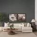 Hisako Brown Round Side Table