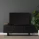 Grier Black 65" Media Console