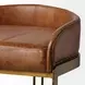 Hollyfield II Brown Upholstered Counter Height Stool