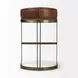 Hollyfield II Brown Upholstered Barstool