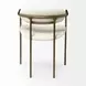 Parker I Cream Upholstered Dining Chair Set of 2