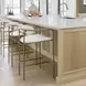 Parker Cream Upholstered Counter Height Stool