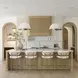 Parker Cream Upholstered Counter Height Stool
