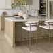 Parker Cream Upholstered Counter Height Stool