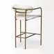 Parker Cream Upholstered Counter Height Stool