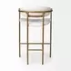 Parker Cream Upholstered Counter Height Stool