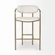 Parker Cream Upholstered Counter Height Stool